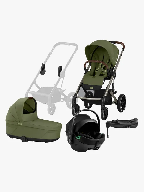 Cybex BALIOS S Lux Duovagn, Taupe/Moss Green